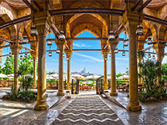 Park Al-Azhar z restaurace Studio Masr